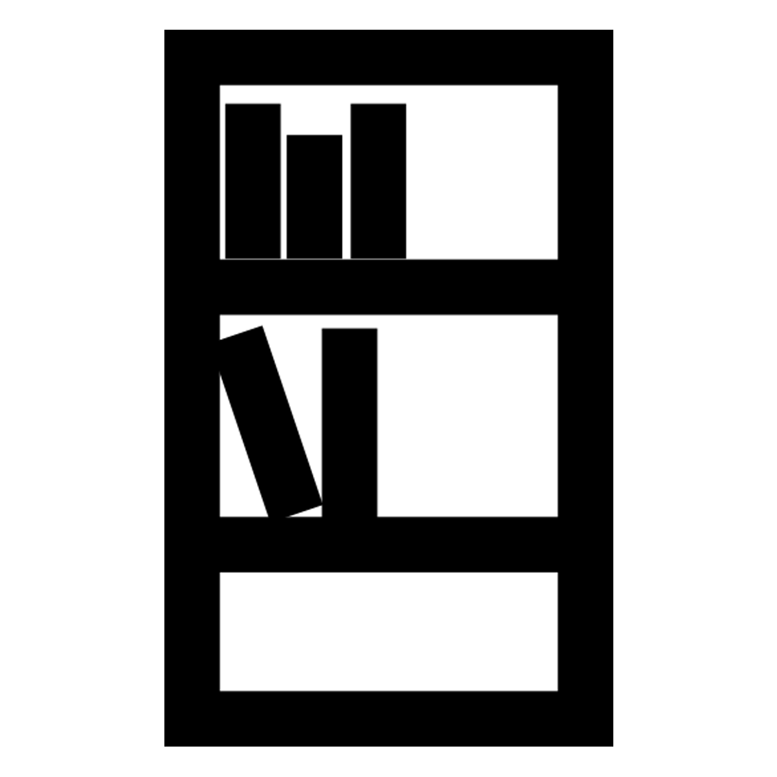 قفسه کتابخانه